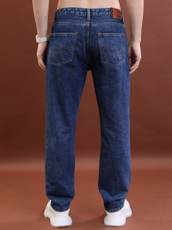 Highlander Men Blue Straight Fit Jeans - Blue - Image 3