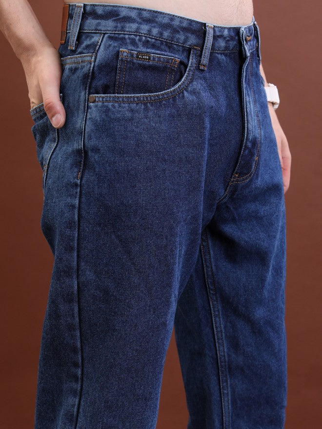Highlander Men Blue Straight Fit Jeans - Blue - Image 5