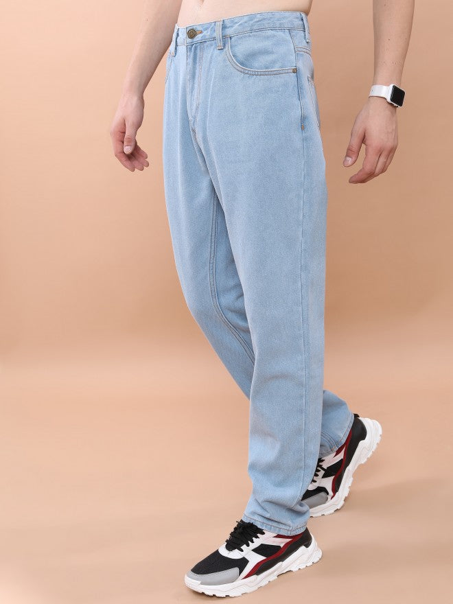 Highlander Men Light Blue Straight Fit Jeans - Blue - Image 4