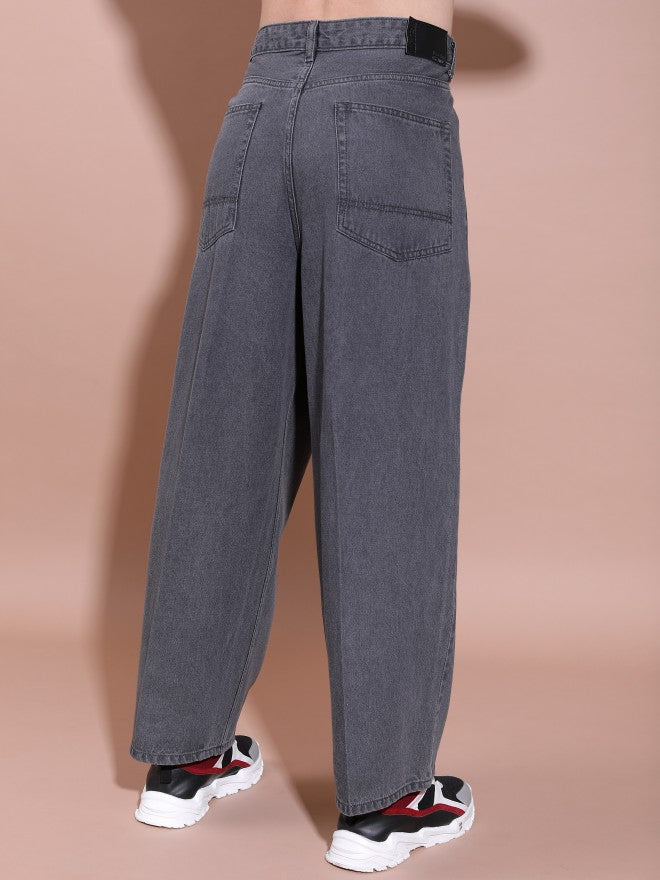 Highlander Men Grey Relaxed Fit Jeans - Grey - Image 3