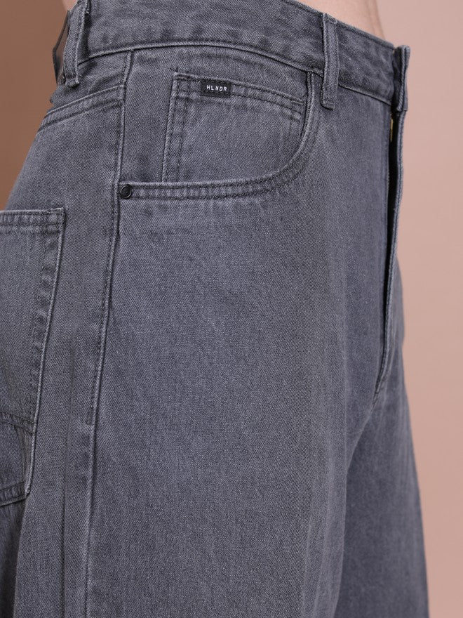 Highlander Men Grey Relaxed Fit Jeans - Grey - Image 5