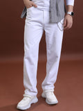Highlander Men White Relaxed Fit Jeans - White - Image 1