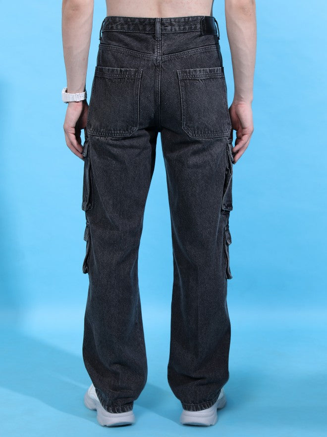 Highlander Men Grey Relaxed Fit Jeans - Grey - Image 3