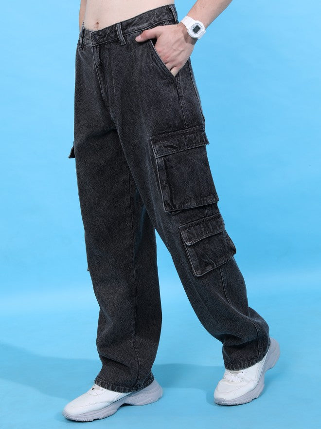 Highlander Men Grey Relaxed Fit Jeans - Grey - Image 4