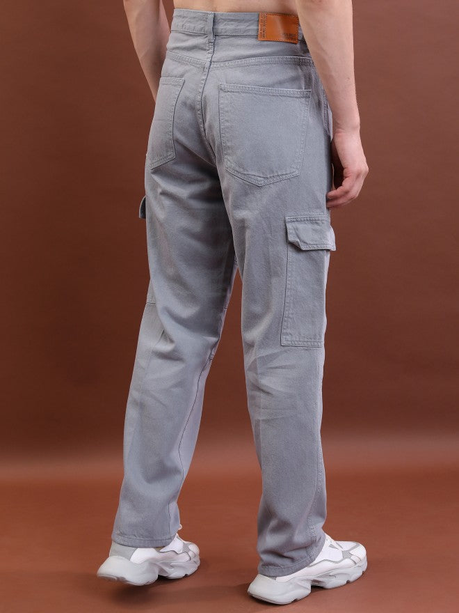 Highlander Men Grey Relaxed Fit Jeans - Grey - Image 3