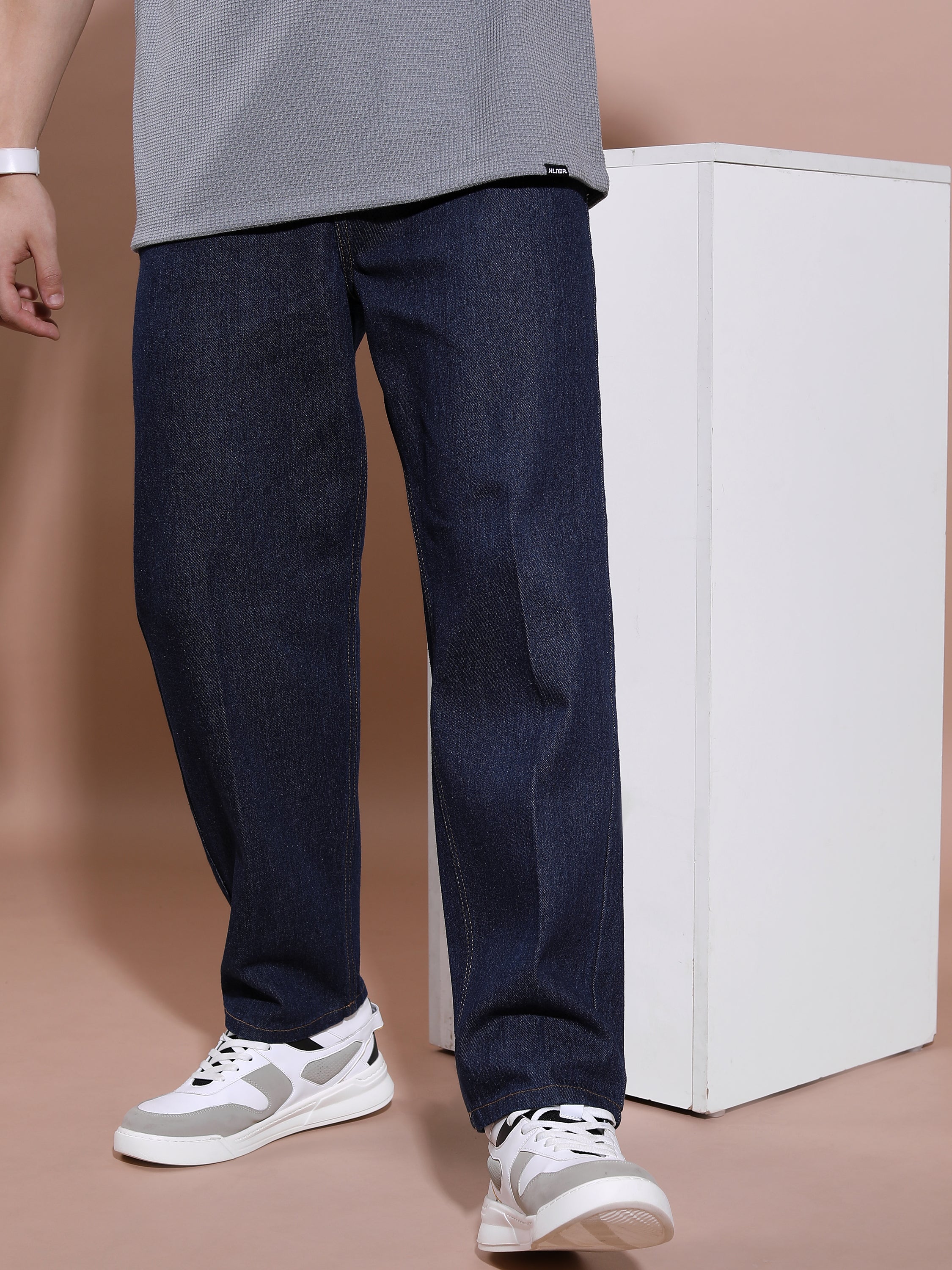 Highlander Men Blue Loose Fit   Jeans - Blue - Image 1