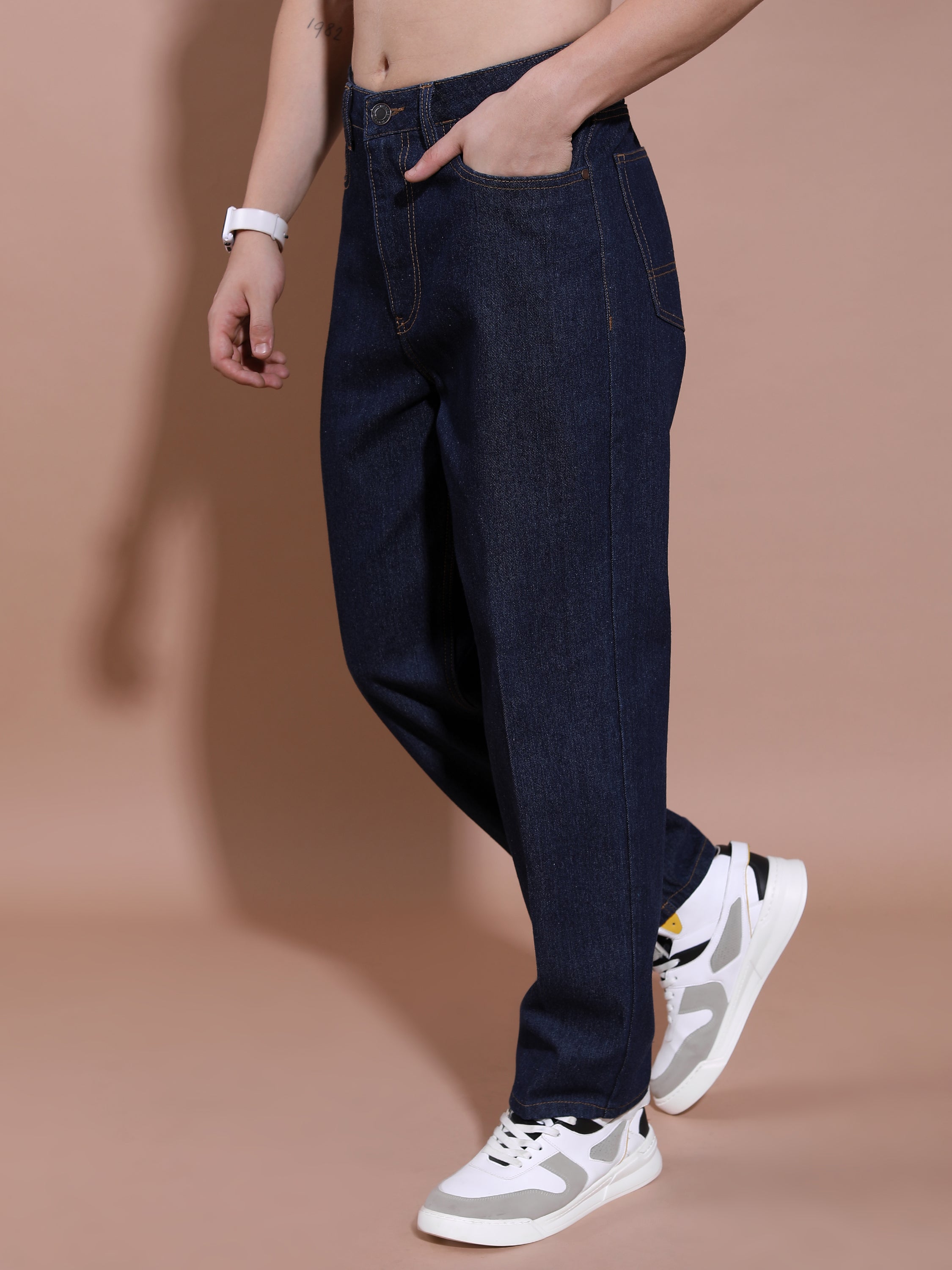 Highlander Men Blue Loose Fit   Jeans - Blue - Image 4