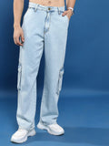 Highlander Men Blue Relaxed Fit Stretchable Jeans - Blue - Image 1
