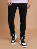 Highlander Men Black Slim Fit Stretchable Jeans - Black - Image 1