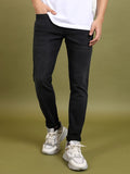 Highlander Men Black Slim Fit Stretchable Jeans - Black - Image 1