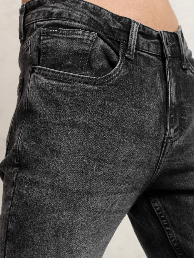 Highlander Men Grey Tapered Fit Jeans - Grey - Image 5