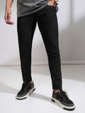 Highlander Men Black Tapered Fit Stretchable Jeans - Black - Image 1