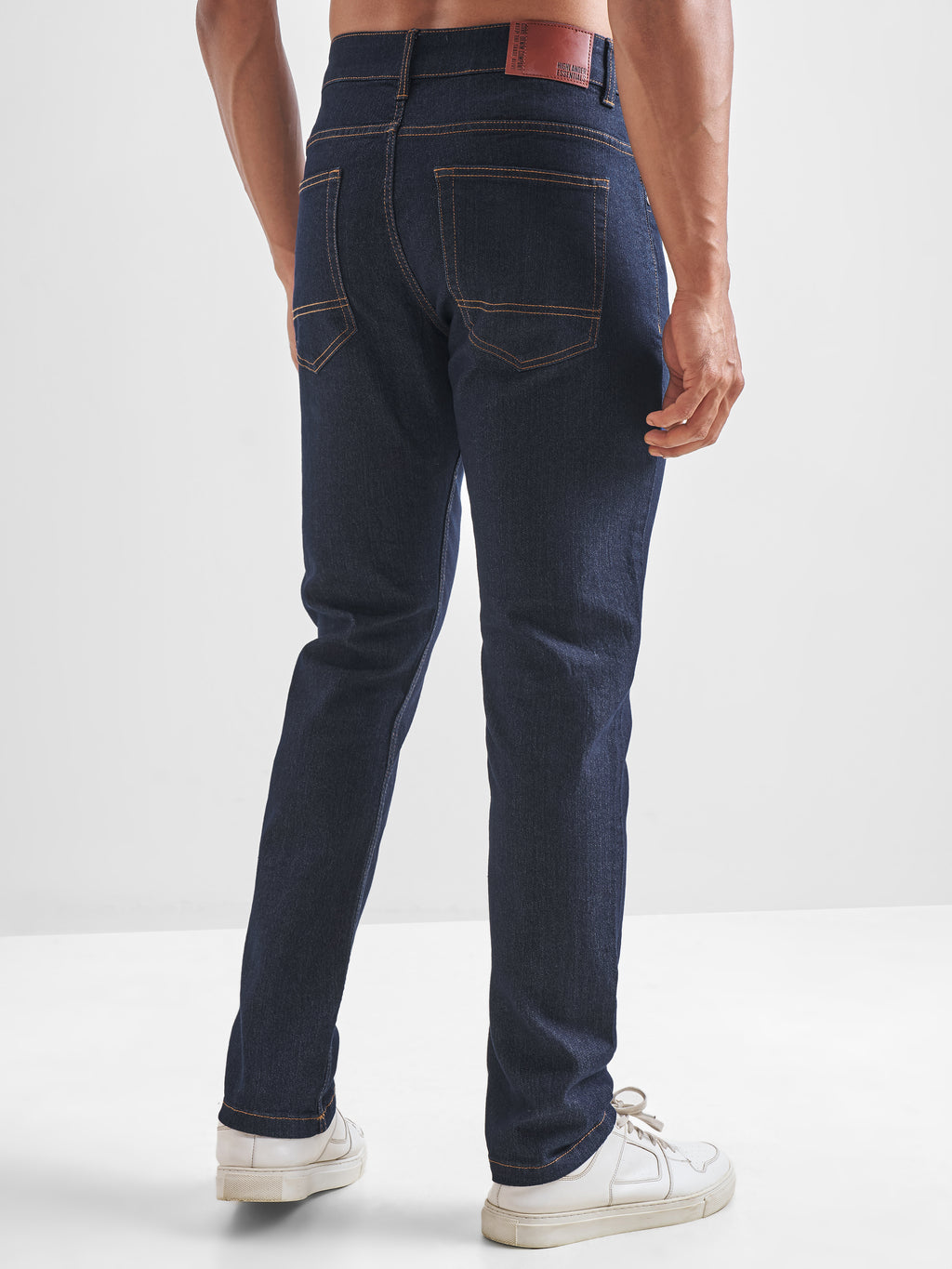 Highlander Men Blue Slim Fit Stretchable Jeans - Blue - Image 3