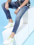 Highlander Men Blue Tapered Fit Stretchable Jeans - Blue - Image 1