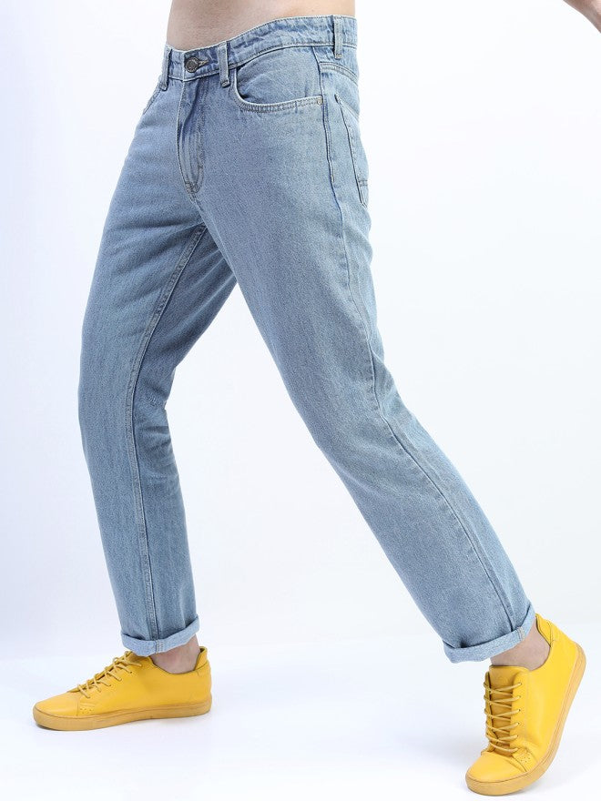 Highlander Men Blue Straight Fit Jeans - Blue - Image 2