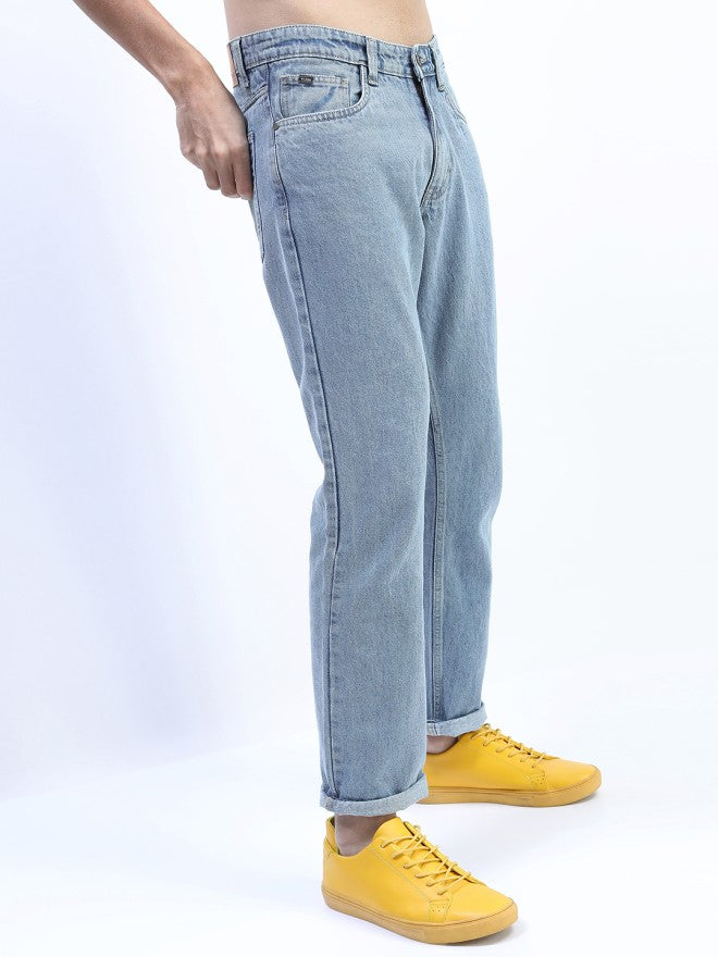 Highlander Men Blue Straight Fit Jeans - Blue - Image 6