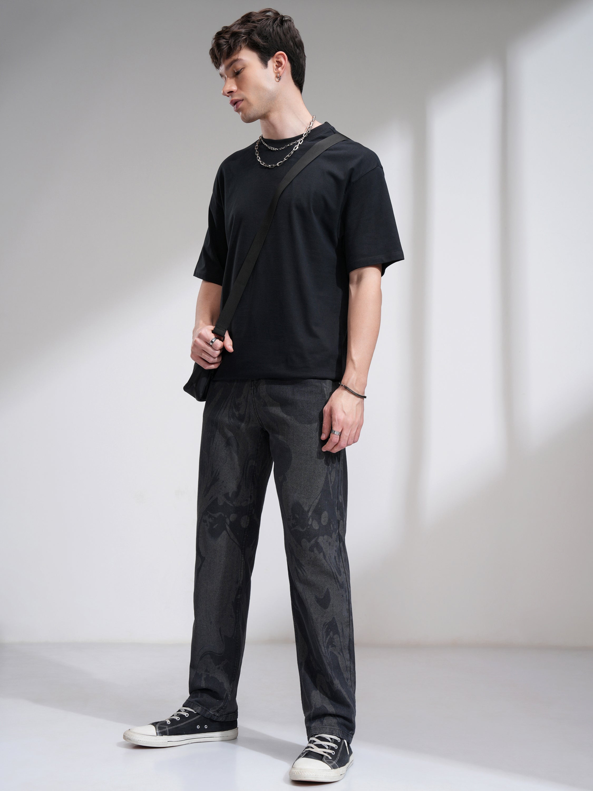 Highlander Men Grey Relaxed Fit Stretchable Jeans - Grey - Image 2