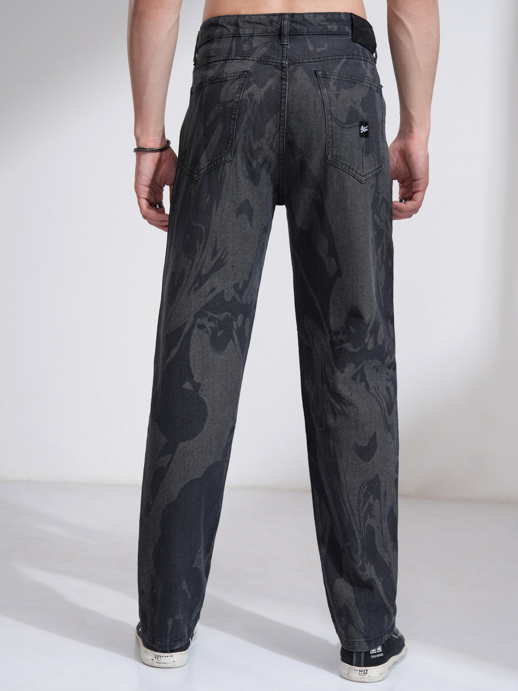 Highlander Men Grey Relaxed Fit Stretchable Jeans - Grey - Image 3