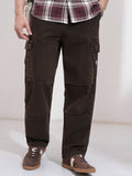 Highlander Men Coffee Brown Straight Fit Stretchable Jeans - Coffee Brown - Image 1