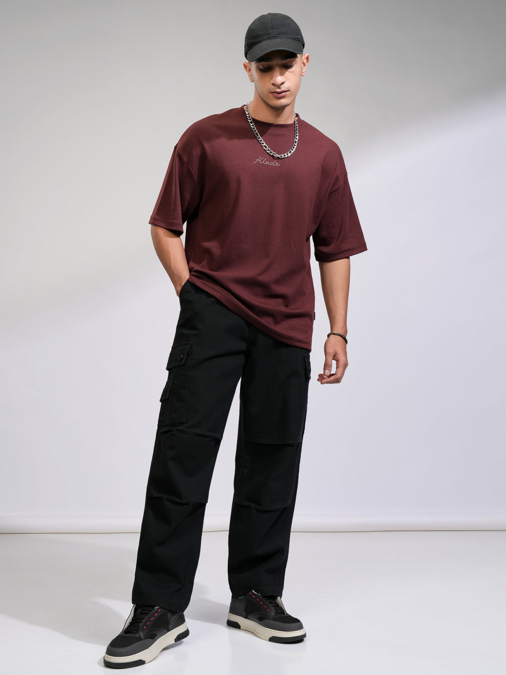 Highlander Men Black Straight Fit Stretchable Jeans - Black - Image 2