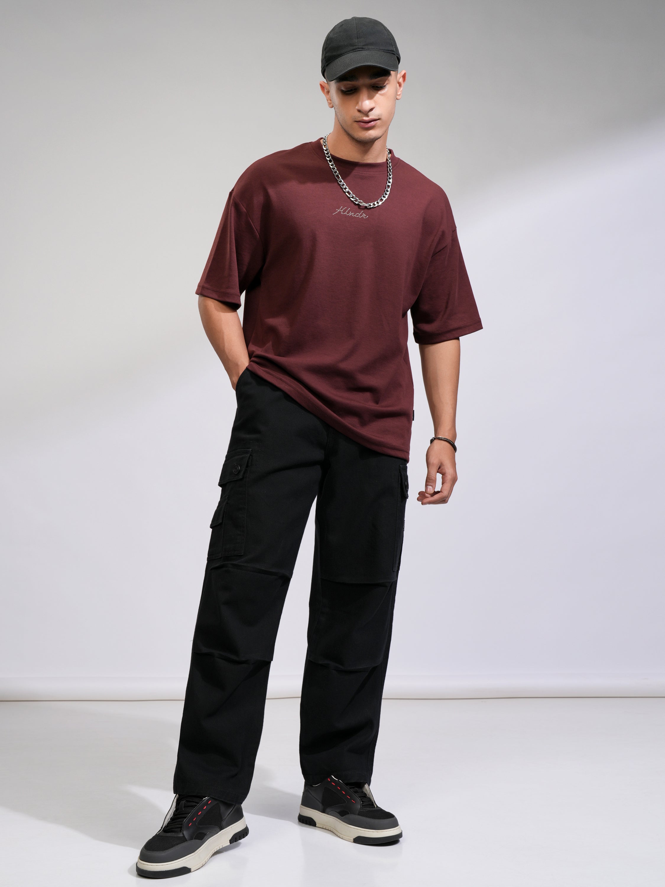 Highlander Men Black Straight Fit Stretchable Jeans - Black - Image 2