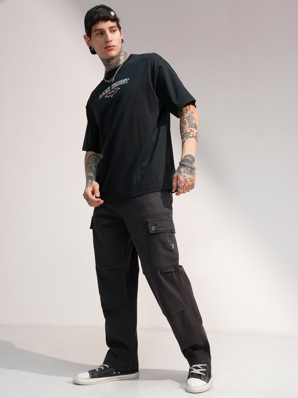 Highlander Men Grey Baggy Stretchable Jeans - Grey - Image 2