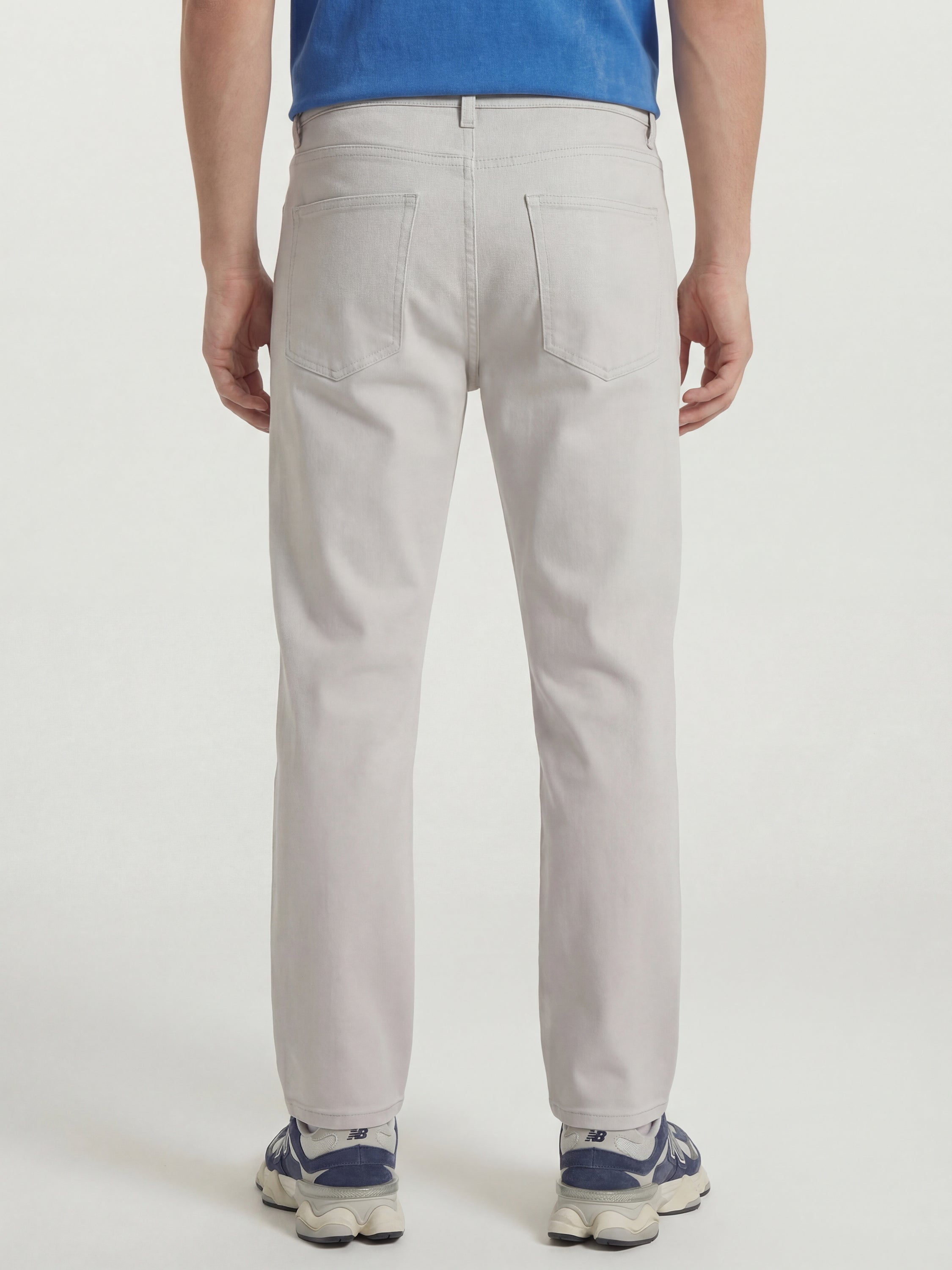 Highlander Men Grey Straight Fit Stretchable Jeans - Grey - Image 3