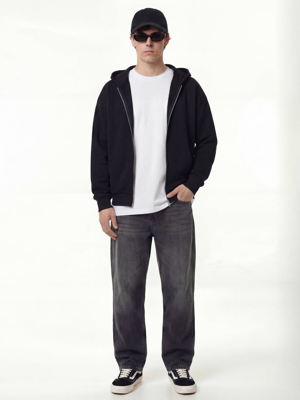 Highlander Men Grey Straight Fit Stretchable Jeans - Grey - Image 2