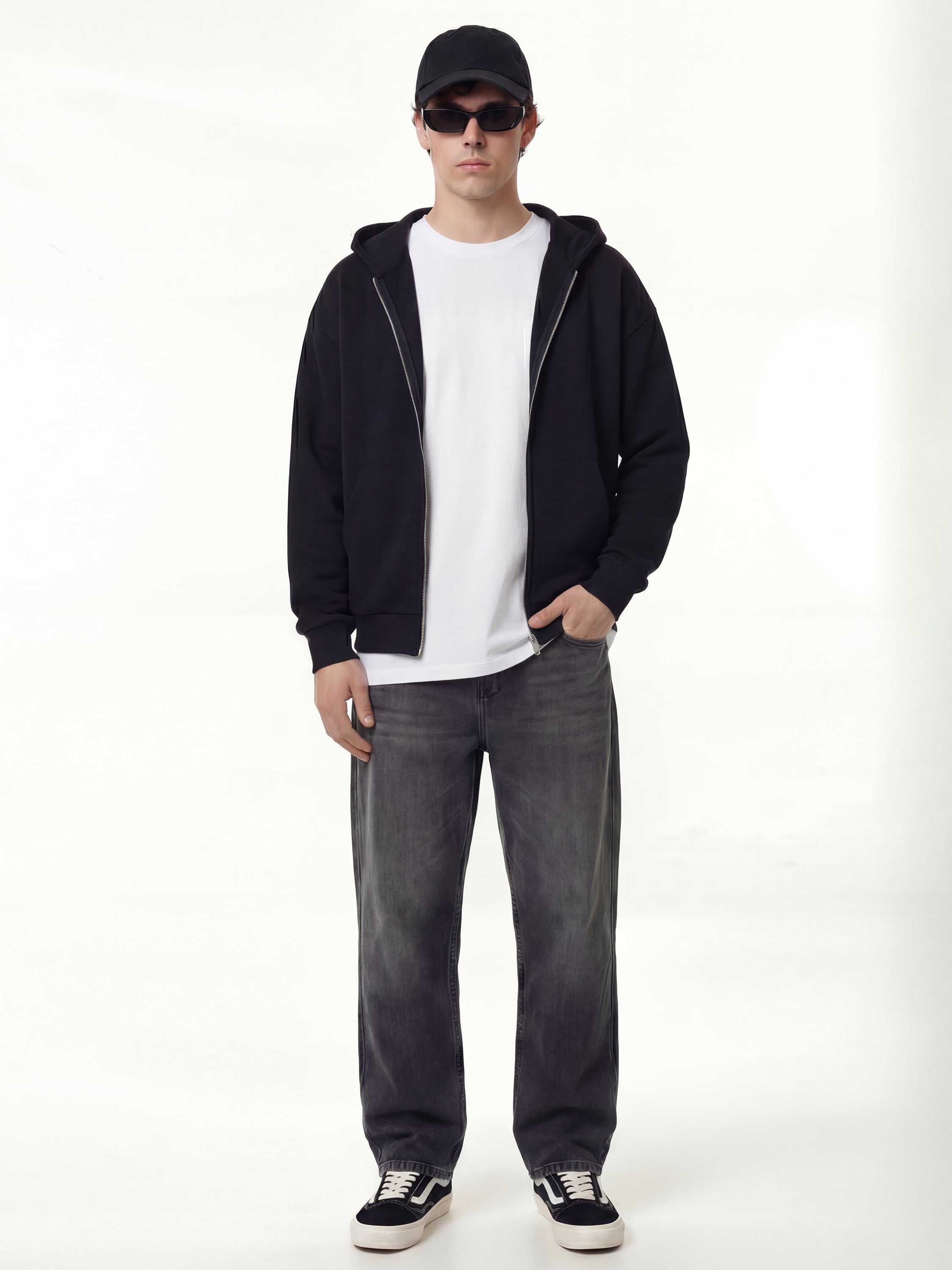Highlander Men Grey Straight Fit Stretchable Jeans - Grey - Image 2