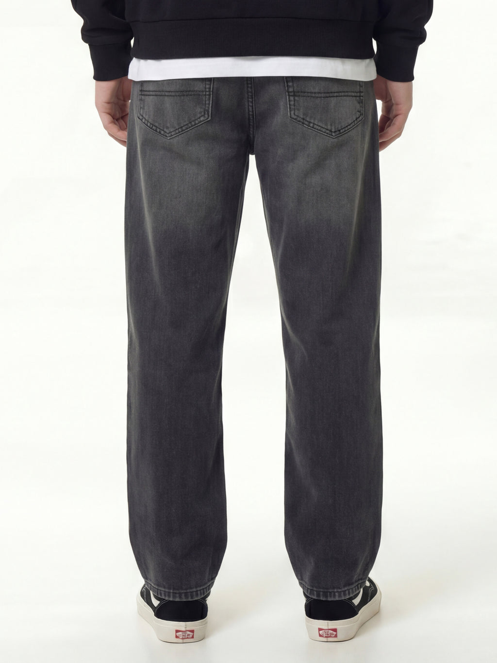 Highlander Men Grey Straight Fit Stretchable Jeans - Grey - Image 3