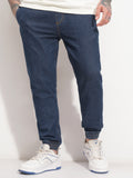 Highlander Men Blue Jogger Jeans - Blue - Image 1