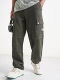 Highlander Men Olive Straight Fit Jeans - Olive - Image 1