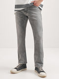 Highlander Men Grey Straight Fit Jeans - Grey - Image 1