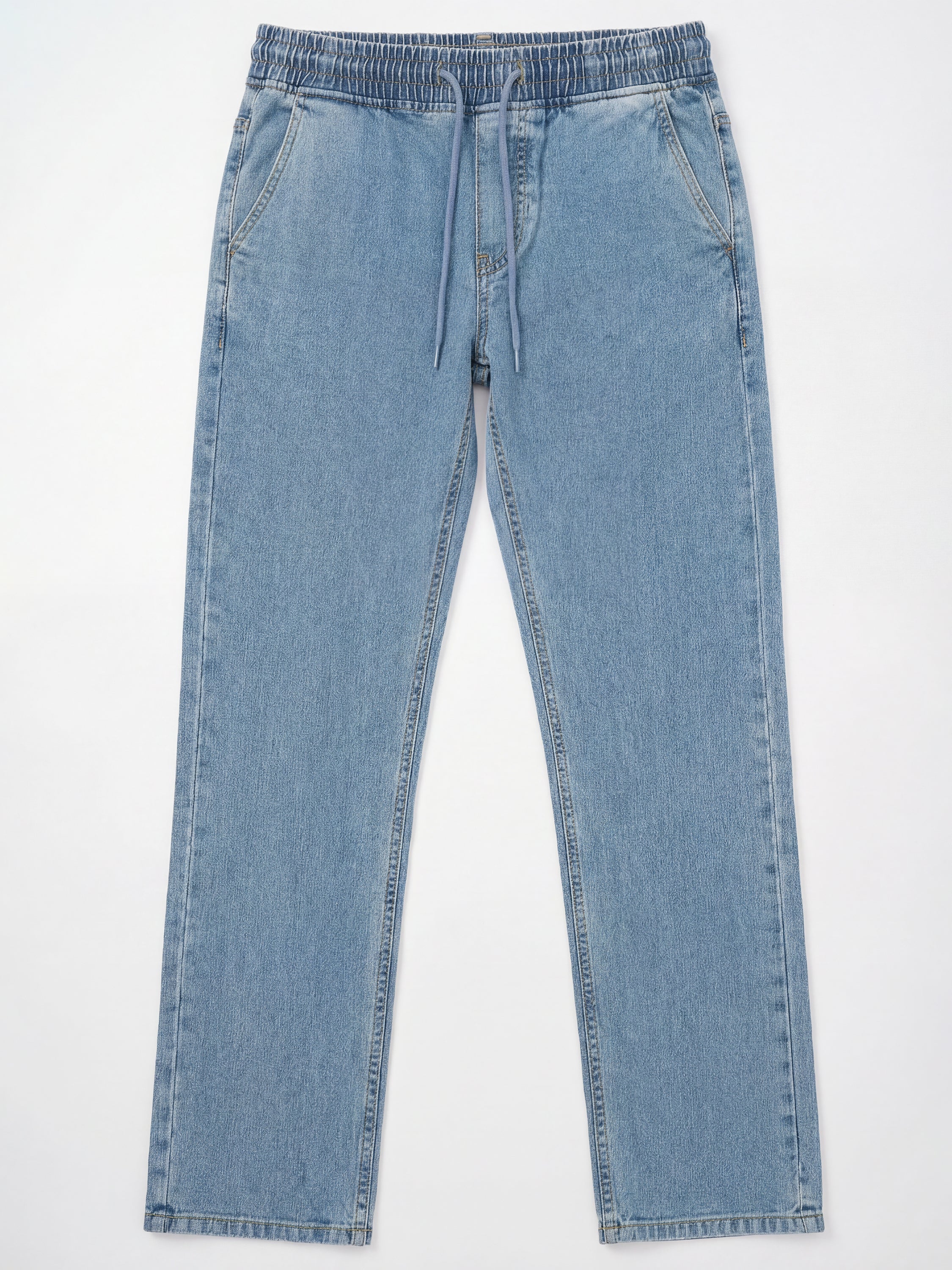 Highlander Men Blue Regular Fit Stretchable Jeans - Blue - Image 5