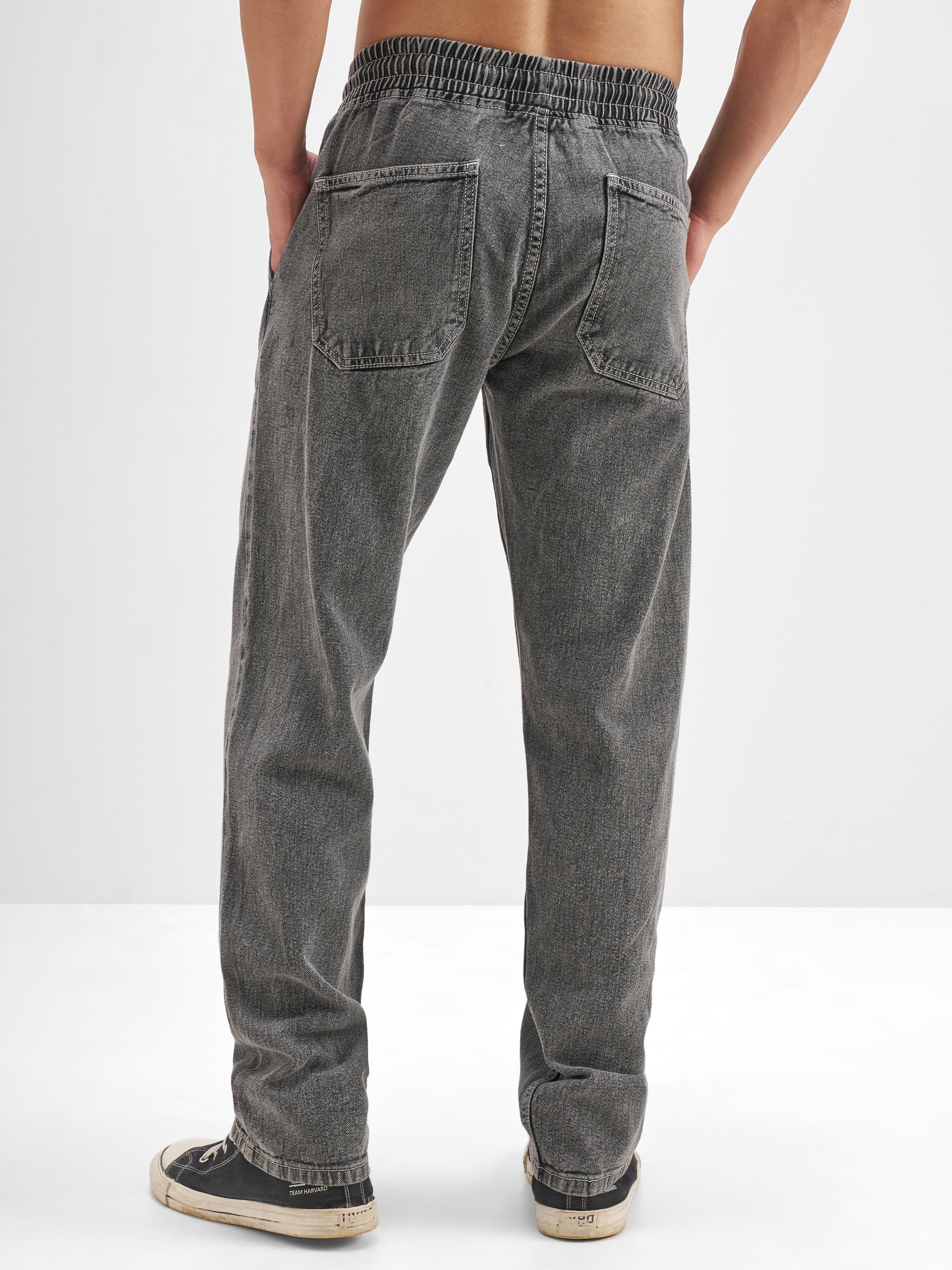Highlander Men Grey Relaxed Fit Jeans - Grey - Image 3