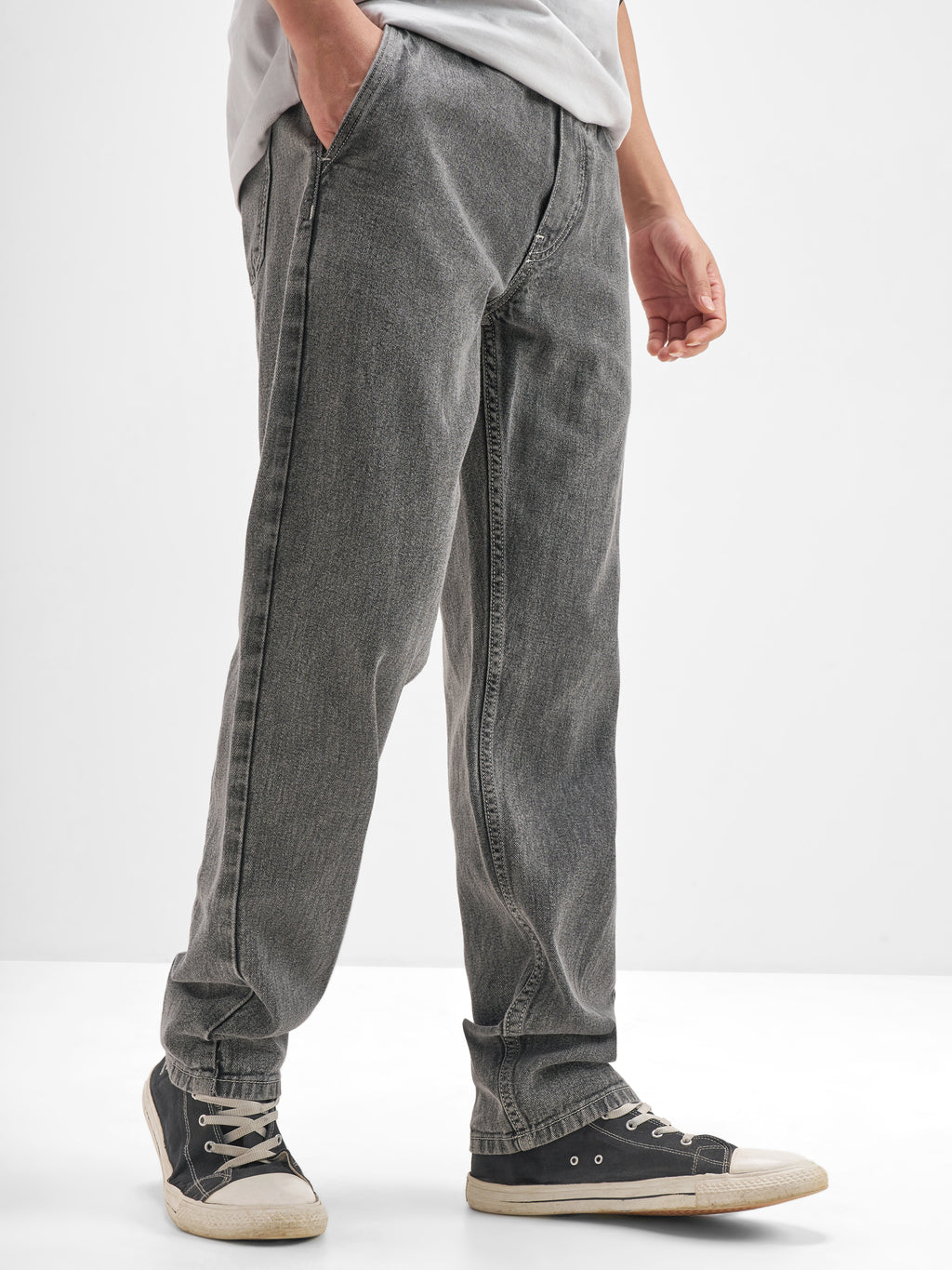 Highlander Men Grey Relaxed Fit Jeans - Grey - Image 6