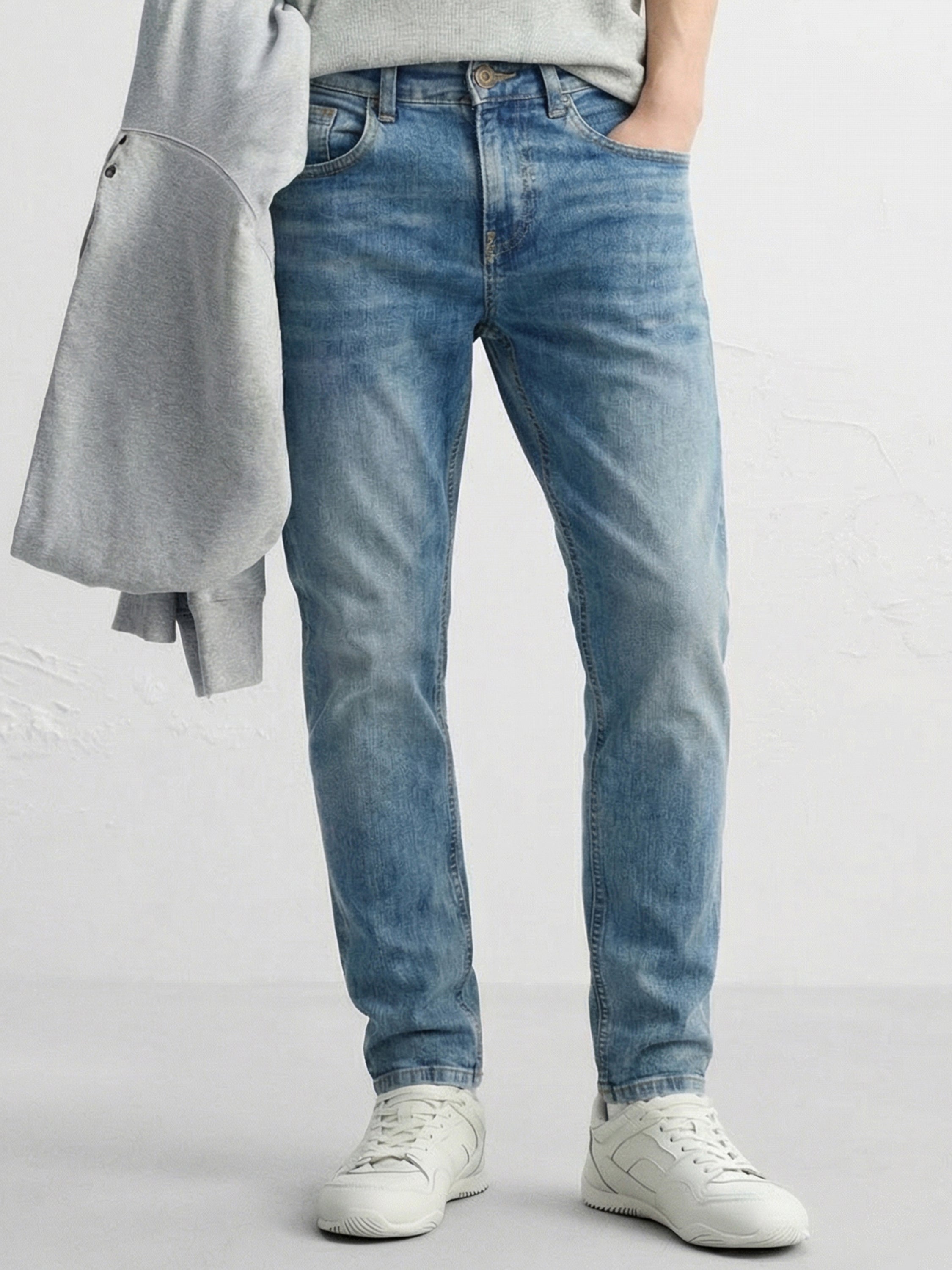 Highlander Men Blue Slim Fit Stretchable Jeans - Blue - Image 1
