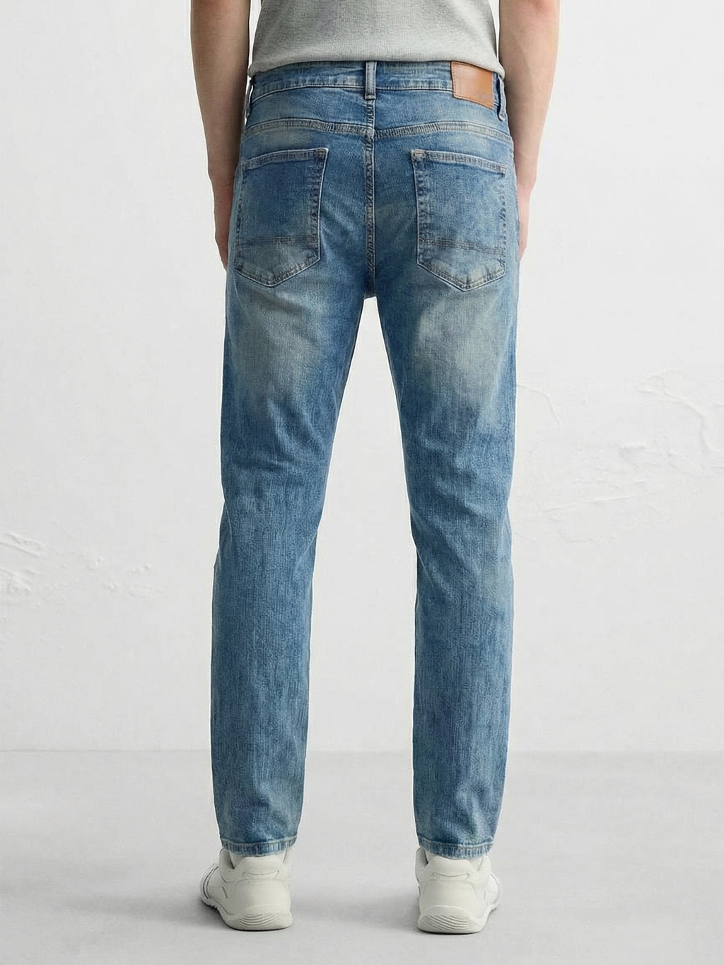 Highlander Men Blue Slim Fit Stretchable Jeans - Blue - Image 3