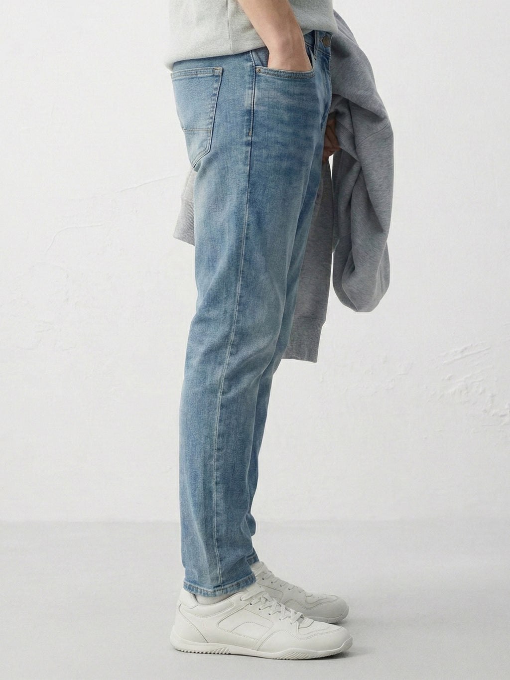Highlander Men Blue Slim Fit Stretchable Jeans - Blue - Image 5