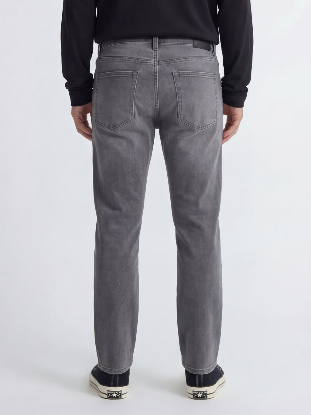 Highlander Men Grey Slim Fit Stretchable Jeans - Grey - Image 3