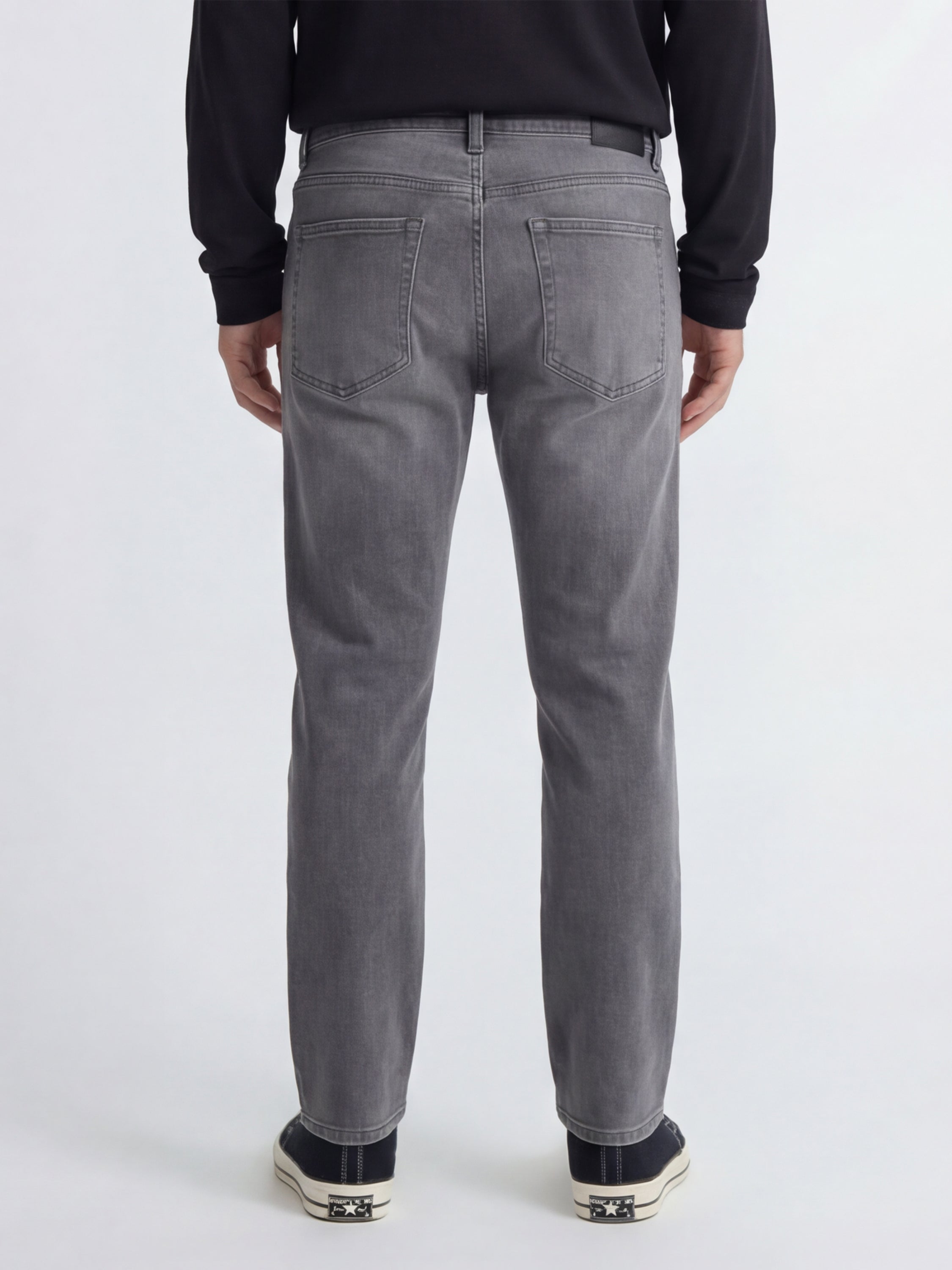 Highlander Men Grey Slim Fit Stretchable Jeans - Grey - Image 3