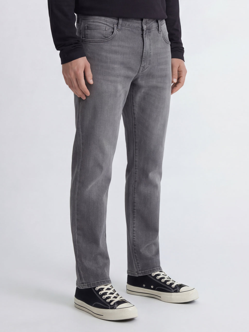 Highlander Men Grey Slim Fit Stretchable Jeans - Grey - Image 4