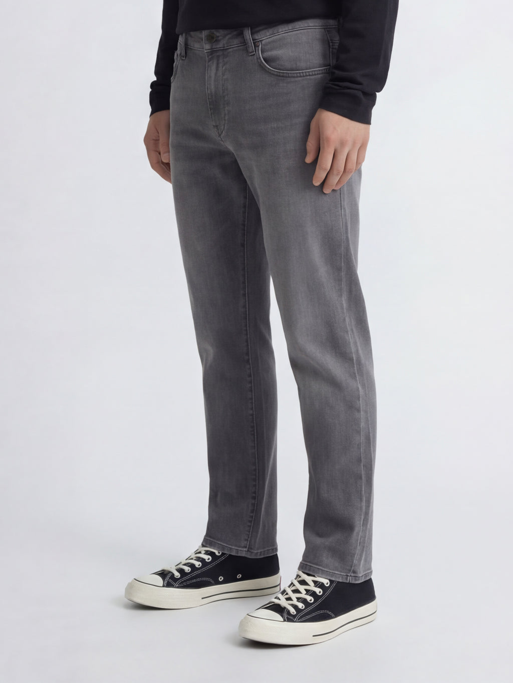 Highlander Men Grey Slim Fit Stretchable Jeans - Grey - Image 5