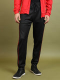 Highlander Men Black Straight Fit Solid Joggers - Black - Image 1
