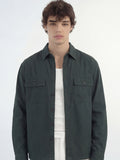 Highlander Men Green Solid Relaxed Fit Casual Shirt - Green - Image 1