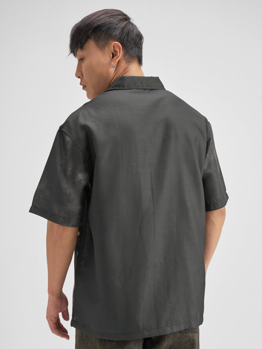 Highlander Men Black Printed Boxy Fit Casual Shirt - Black - Image 3