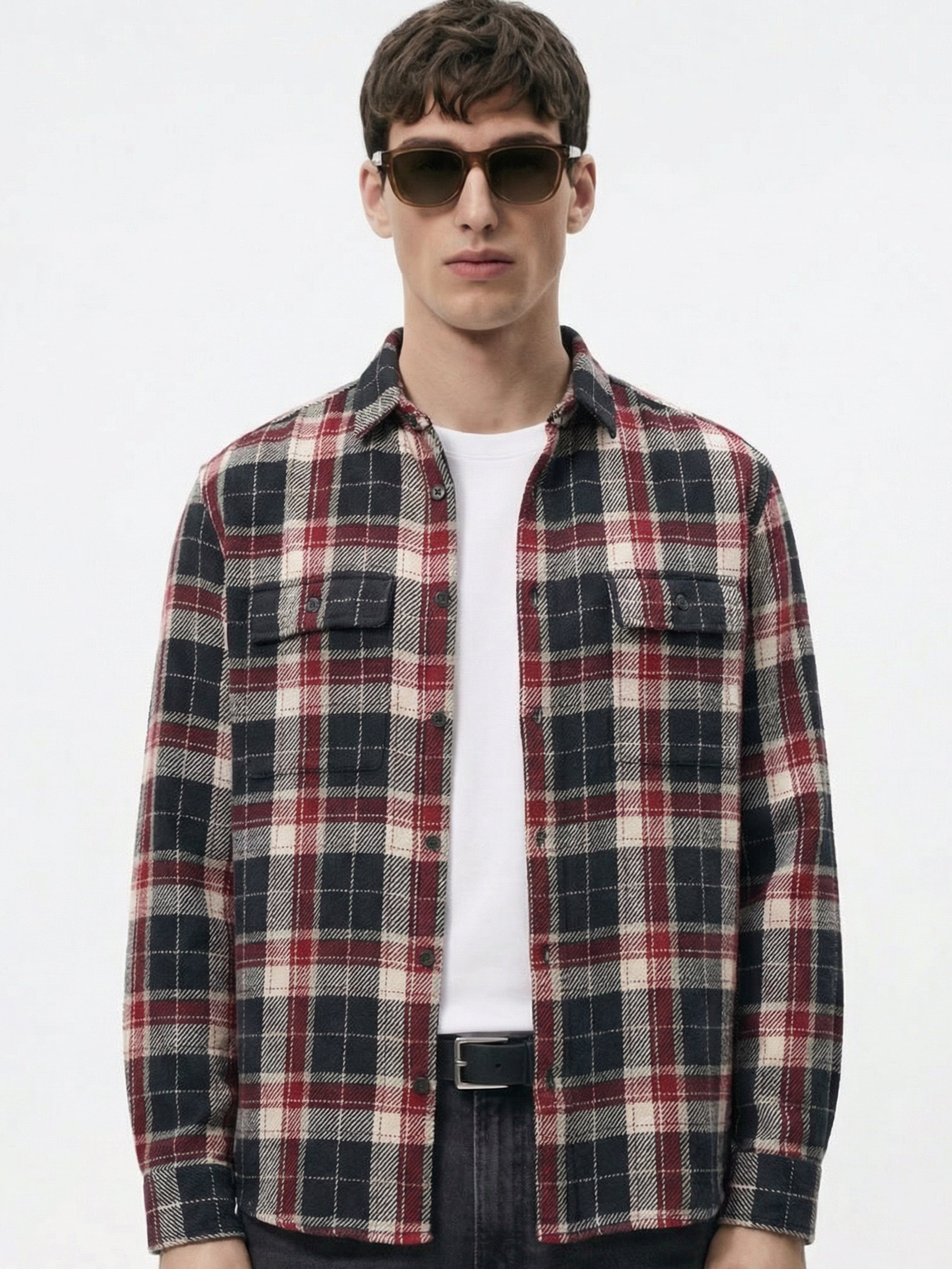 Highlander Men Multi Checked Relaxed Fit Casual Shirt - Multi - Image 1