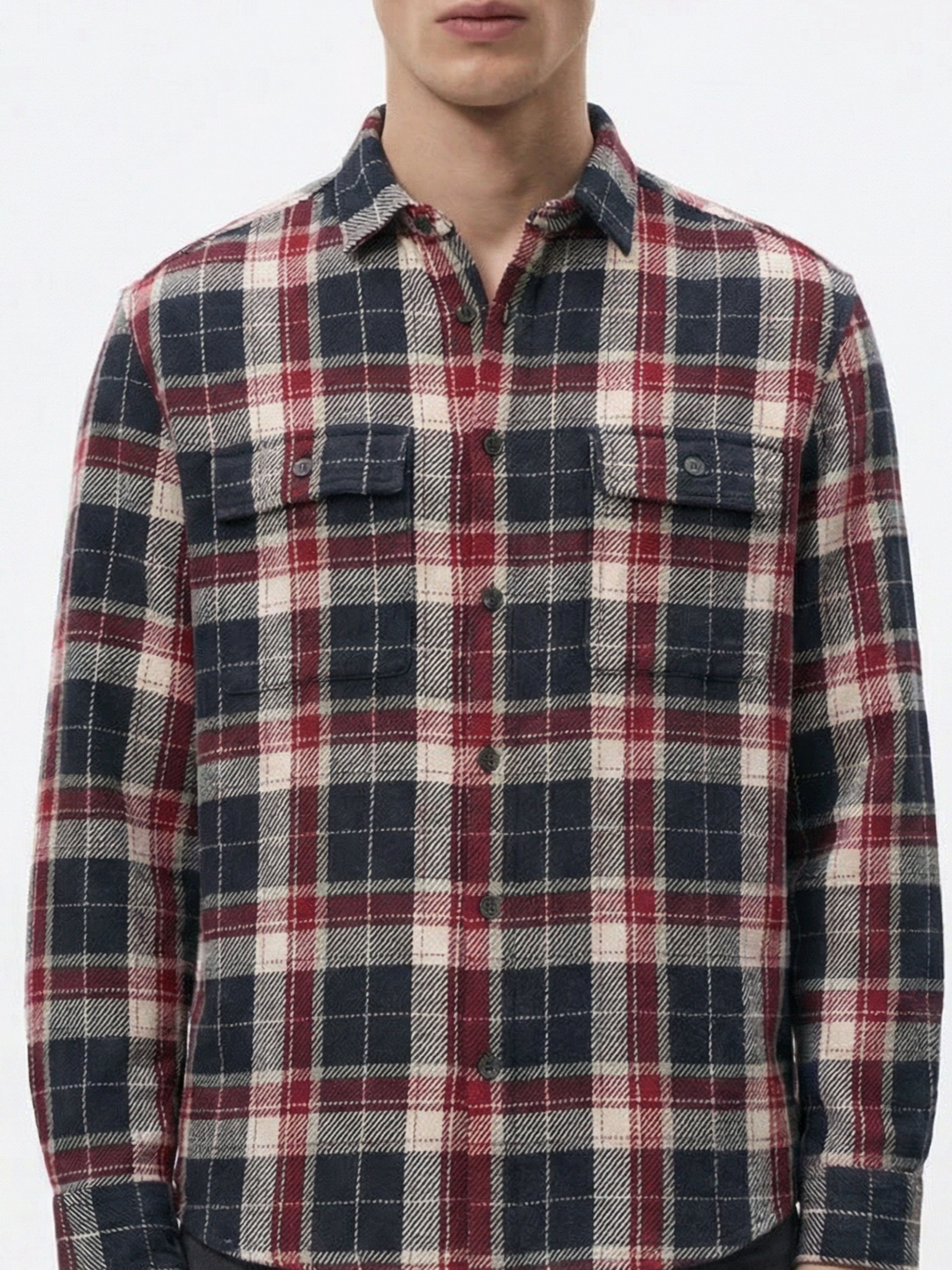 Highlander Men Multi Checked Relaxed Fit Casual Shirt - Multi - Image 5