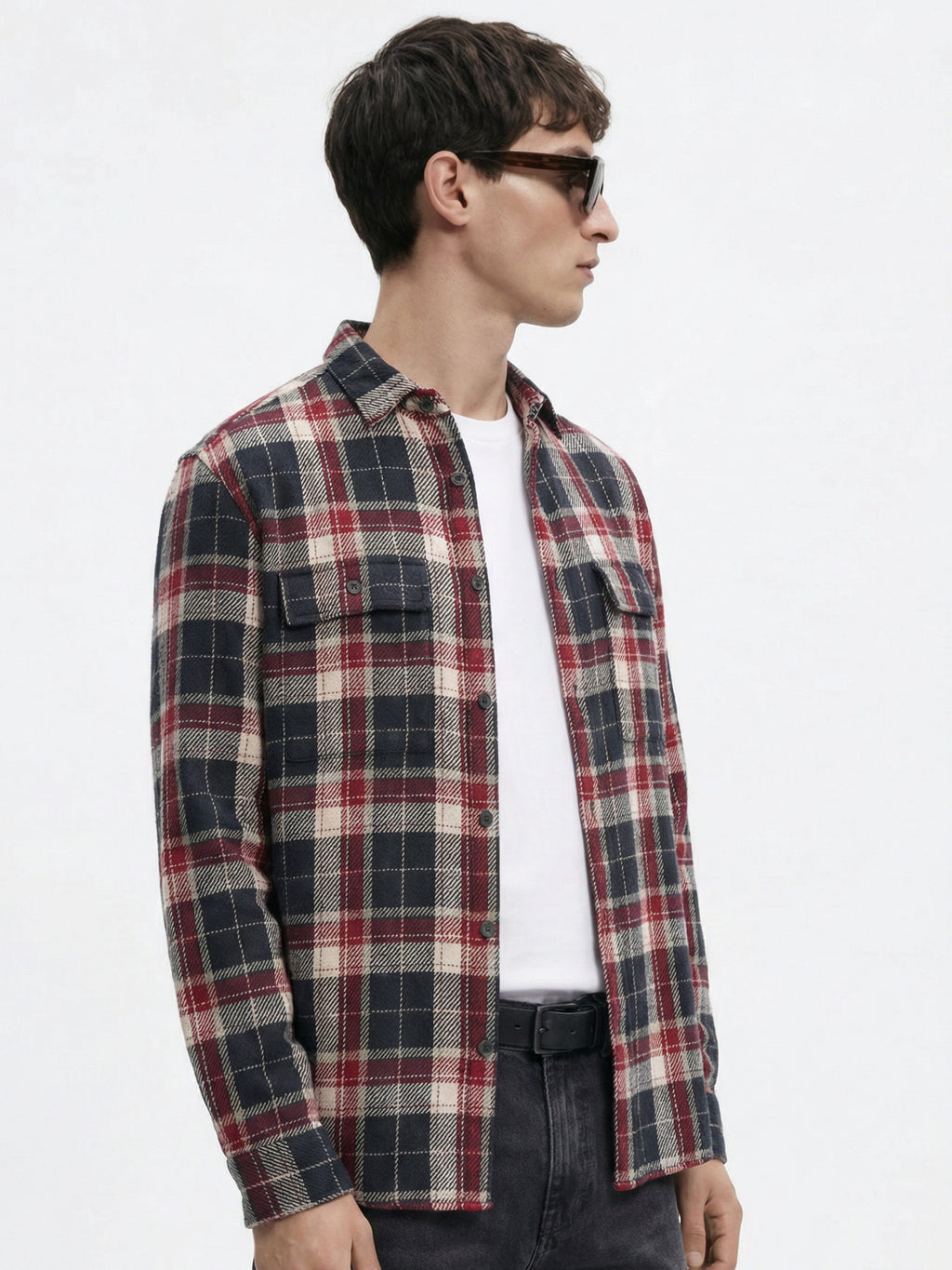 Highlander Men Multi Checked Relaxed Fit Casual Shirt - Multi - Image 6