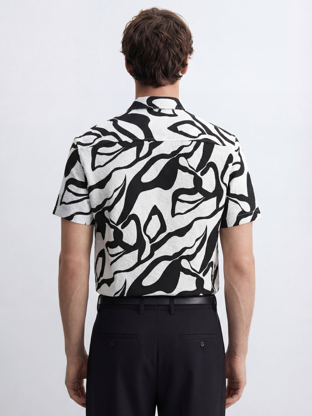 Highlander Men White Printed Relaxed Fit Casual Shirt - White - Image 3